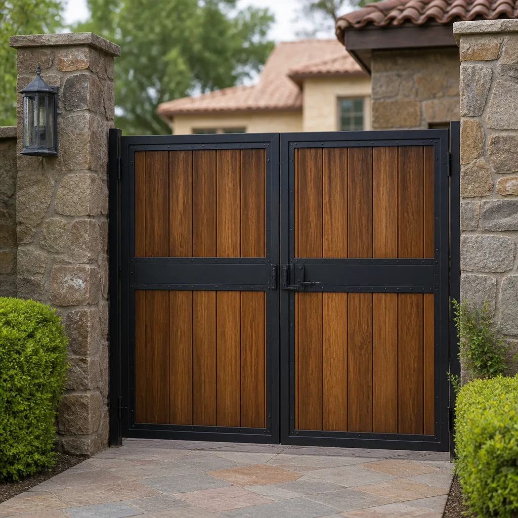 Wood & steel frame